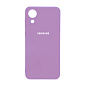 Клип-кейс (накладка) Silicone cover закрытый для Samsung Galaxy A03 Core