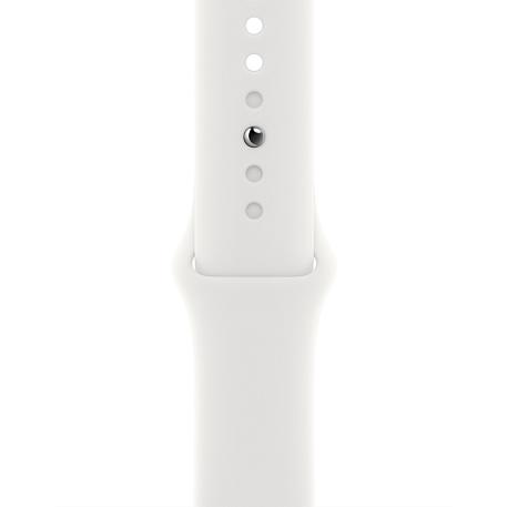 Умные часы Apple Watch SE (2023) 40mm GPS Silver Aluminum Case White Sport Band S/M - 3