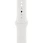 Умные часы Apple Watch SE (2023) 40mm GPS Silver Aluminum Case White Sport Band S/M - 3