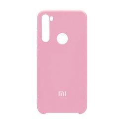 Клип-кейс (накладка) Silicone cover для Xiaomi Redmi Note 8 / Redmi Note 8 (2021) силикон, розовый