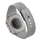 Спортивный ремешок UNIQ Fluo для Apple Watch 38 / 40 / 41 / 42 / 44 / 45 / 46 / 49mm каучук светло-серый - 2