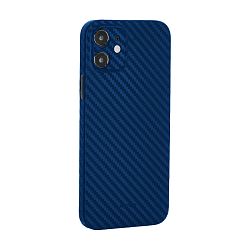 Клип-кейс (накладка) K-DOO Air Carbon для Apple iPhone 12 карбон, синий