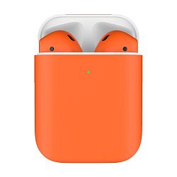 Беспроводные наушники Apple AirPods 2 с зарядным футляром оранжевый матовый (MV7N2)
