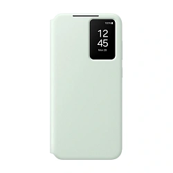 Чехол-книжка Samsung Wallet Case для Samsung Galaxy S24 FE полиуретан, поликарбонат, мятный