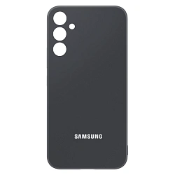 Клип-кейс (накладка) для Samsung Galaxy A35 пластик, силикон, чёрный