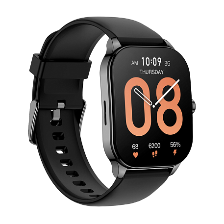 Умные часы Xiaomi Amazfit POP 3S чёрный (чёрный ремешок) - 4