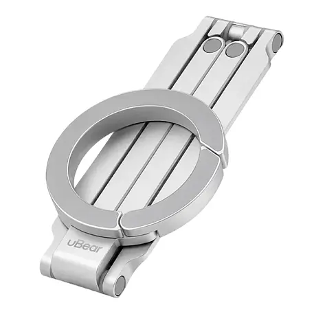 Магнитный держатель uBear Angle MagSafe серебристый - 5