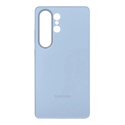 Клип-кейс (накладка) Samsung Silicone Case для Samsung Galaxy S25 Ultra силикон, поликарбонат, голубой