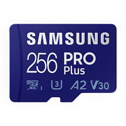 Карта памяти Samsung Pro Plus, 256 ГБ