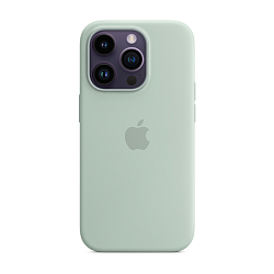 Клип-кейс (накладка) Apple Silicone Case MagSafe для Apple iPhone 14 Pro силикон, Succulent