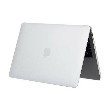 Чехол UNIQ Claro для Apple MacBook Pro 13" (2020 / 2022) (Уценка) прозрачный матовый (хорошее состояние, потертости) - 4