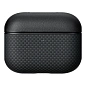 Кобура Pitaka MagEZ Case для Apple AirPods Pro 3 кевлар (арамид), чёрно-серый (узкая полоска) (APM2501)