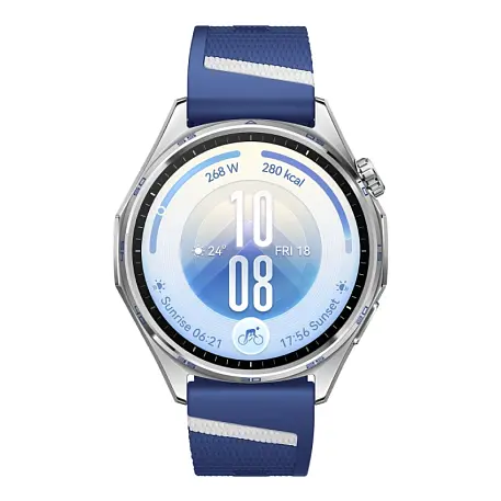Умные часы Huawei Watch GT 7 46mm серебристый (синий ремешок) - 2