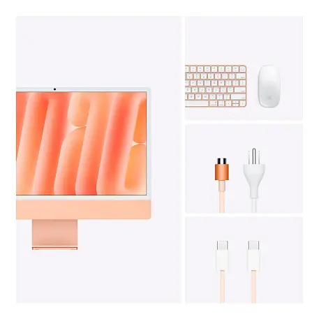 Моноблок Apple iMac 24" M4 (8-core GPU) 16 ГБ, 256 ГБ (Z1E8000J1), оранжевый - 5