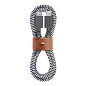 Дата-кабель Native Union Belt Cable 60W Type-C to Lightning 1.2 м, чёрно-белый
