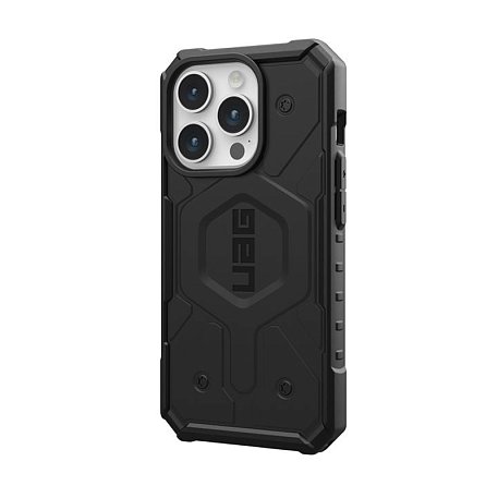 Клип-кейс (накладка) UAG Pathfinder Magsafe для Apple iPhone 15 Pro поликарбонат, чёрный - 2