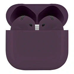 Беспроводные наушники Apple AirPods 4 (ANC) тёмно-фиолетовый матовый (полная покраска)