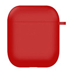 Кобура Silicon Protection Case для Apple AirPods 2018 / 2019 силикон, красный