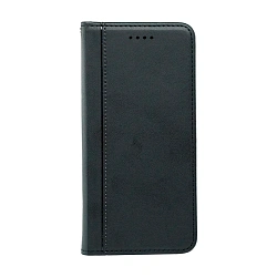 Чехол-книжка Premium Rich Boss для Samsung Galaxy S25 искусственная кожа, чёрный