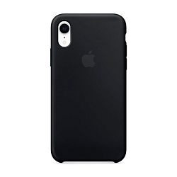 Клип-кейс (накладка) Apple Silicone Case для Apple iPhone Xr силикон, Black