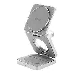 Беспроводное зарядное устройство uBear Balance Ultra 25 Вт серебристый