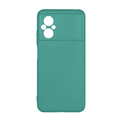 Клип-кейс (накладка) для Xiaomi Poco M5 силикон, бирюзовый