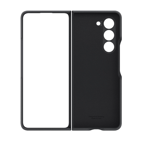 Клип-кейс (накладка) Samsung Eco-Leather Case для Samsung Galaxy Z Fold 5 экокожа, чёрный - 5