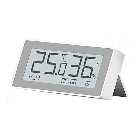 Датчик температуры и влажности Xiaomi Miaomiaoce Smart Clock Temperature And Humidity Meter (Уценка) белый (хорошее состояние, мелкие царапины на дисплее) - 3