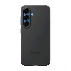 Клип-кейс (накладка) для Samsung Galaxy S24 / S25 силикон, чёрный