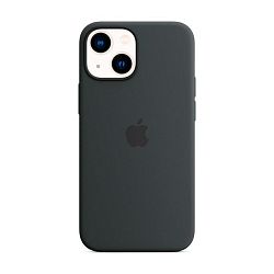 Клип-кейс (накладка) Apple Silicone Case аналог для Apple iPhone 13 силикон, графитовый
