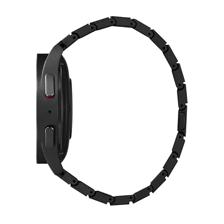 Браслет Pitaka Carbon Fiber для Samsung Watch 20mm / 22mm карбон чёрно-серый (полоска) (GWB1001) - 2