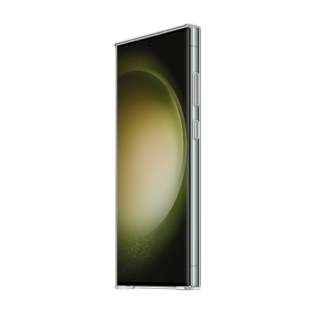 Клип-кейс (накладка) Samsung Clear Case для Samsung Galaxy S23 Ultra полиуретан, поликарбонат, прозрачный - 2