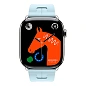 Умные часы Apple Watch Hermes Series 11 46mm GPS + Cellular Silver Titanium Case Bleu Acier Single Tour Deployment Buckle Kilim Strap (with Orange Hermès Sport band) - 2