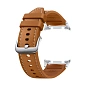 Ремешок Hybrid для Samsung Galaxy Watch 8/8 Classic кожа коричневый