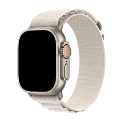 Ремешок Apple Alpine Loop для Apple Watch 44 / 45 / 46 / 49mm полиэстер Starlight (M)