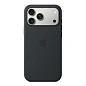 Клип-кейс (накладка) Silicone Case MagSafe для Apple iPhone 17 Pro Max силикон, чёрный