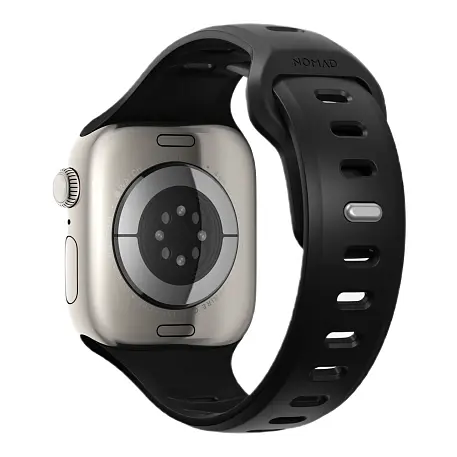 Спортивный ремешок Nomad Tempo Band для Apple Watch 44 / 45 / 46 / 49mm фторэластомер чёрный - 2