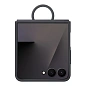 Клип-кейс (накладка) Samsung Silicone Case with Ring для Samsung Galaxy Z Flip 7 силикон, поликарбонат, чёрный - 2