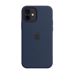 Клип-кейс (накладка) Apple Silicone Case MagSafe для Apple iPhone 12 / 12 Pro силикон, Deep Navy