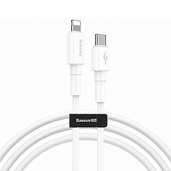 Дата-кабель Baseus Mini White Type-C to Lightning 1 м, белый