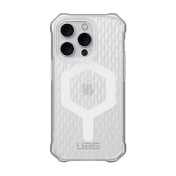 Клип-кейс (накладка) UAG Essential Armor Magsafe для Apple iPhone 14 Pro поликарбонат, прозрачный (Ice)