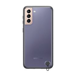 Клип-кейс (накладка) Samsung Clear Protective Cover для Samsung Galaxy S21 Plus полиуретан, поликарбонат, прозрачный с чёрной рамкой