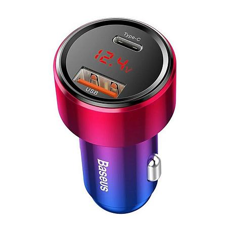 Автомобильное зарядное устройство Baseus Magic Series A+C 45 Вт красный - 3