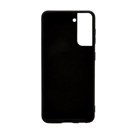 Клип-кейс (накладка) для Samsung Galaxy S21 силикон, чёрный - 2