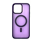 Клип-кейс (накладка) Dark Frame MagSafe для Apple iPhone 14 Pro полиуретан, пластик, фиолетовый