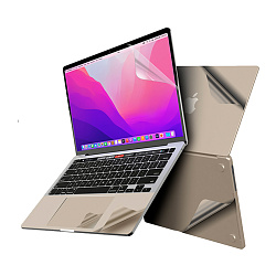 Защитная плёнка Mocoll комплект (5 в 1) для Apple MacBook Air 13" (2022 - 2025) , белый