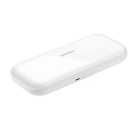 Внешний аккумулятор с беспроводной зарядкой Momax Airbox 3in1 10000 мАч 20 Вт белый - 2