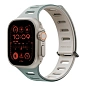Ремешок Native Union Active Band для Apple Watch 38 / 40 / 41 / 42mm силикон зелёный, серый