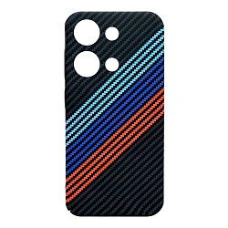 Клип-кейс (накладка) Luxo Carbon для Xiaomi Redmi Note 13 4G пластик, "мовемент"