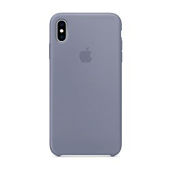 Клип-кейс (накладка) Apple Silicone Case для Apple iPhone Xs силикон, Lavender Grey